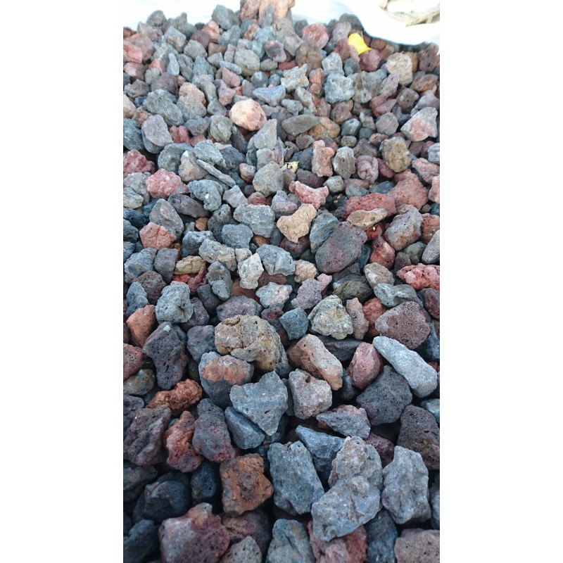 Pouzzolane ou rocha volcanique pour couvre sol ou paillage - galets06